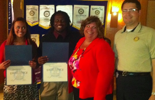 Award Recipients and Rotary presenters