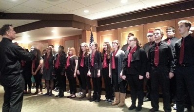 East Lansing High School Singers Entertain at Holiday Luncheon